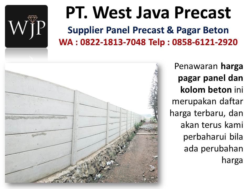Cat tembok beton hubungi wa : 085861212920, perusahaan dinding precast di Bandung Pagar-pracetak