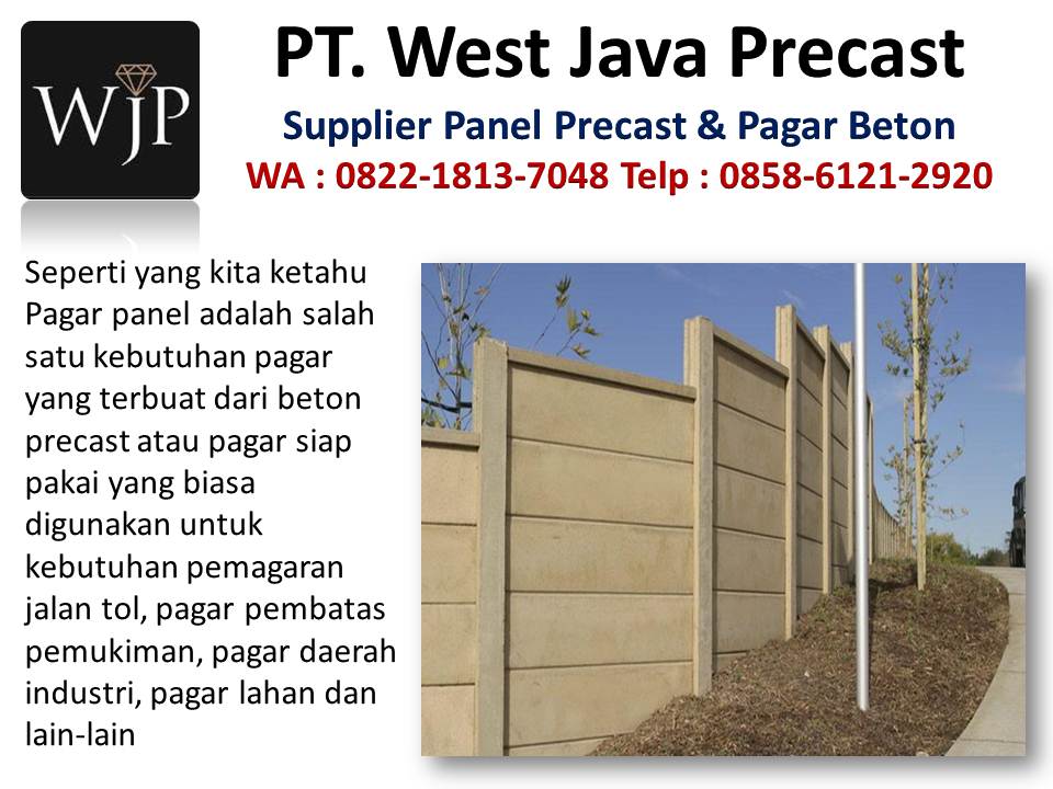 Pabrik pagar beton blok hubungi wa : 085861212920, produsen panel precast di Bandung. Informasi jual pagar beton rumah minimalis modern dan poto model pagar beton minimalis Pagar-rumah-beton-cantik